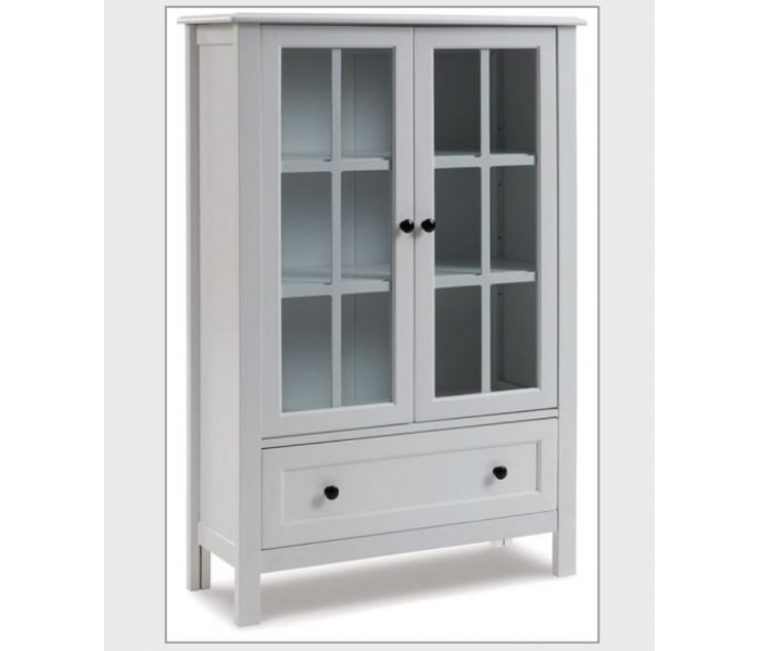 Tủ 2 Cánh Kính Kết Hợp Hộc Kéo Miranda Accent Cabinet